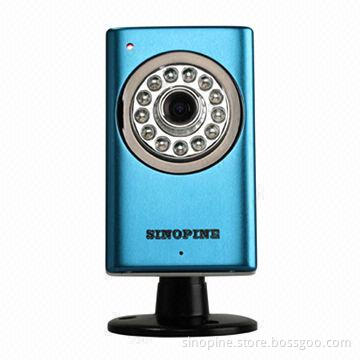 H.264 Wired/Wireless 1/3 CMOS Plug-and-Play, IP Camera, Supports iPhone & Android View
